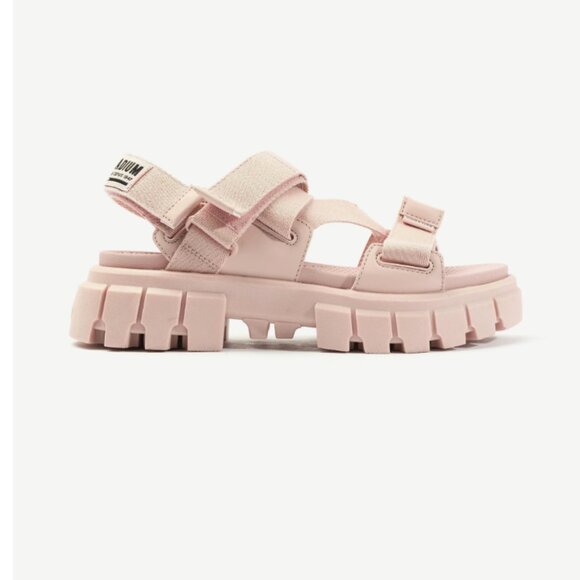 Palladium REVOLT SANDAL MONO Light Pink Platform Sandals Size 7.5 EU 39 - Picture 3 of 14